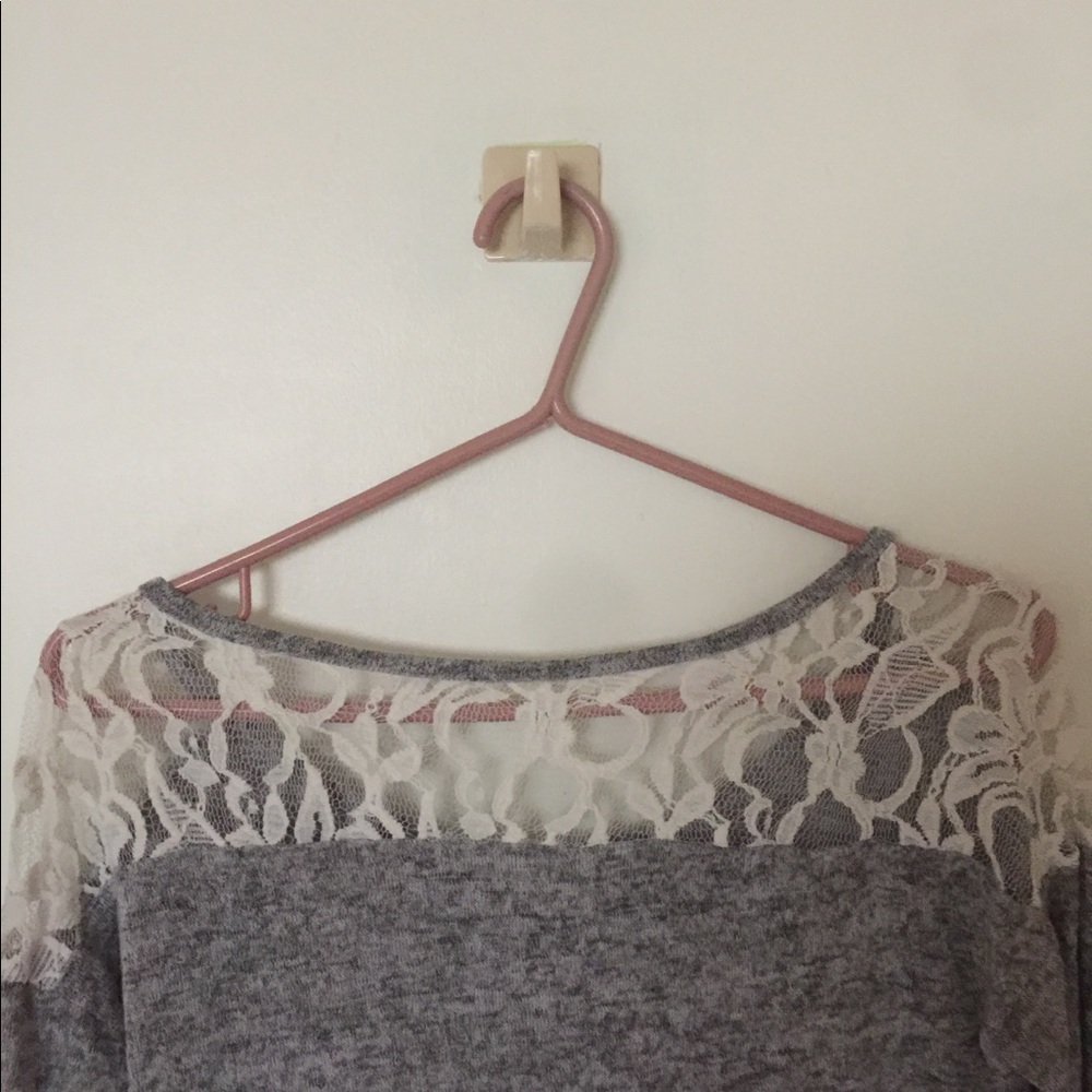 Lace Lining Sweater